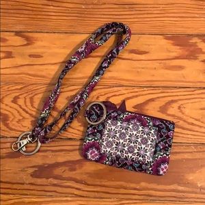 Vera Bradley Lanyard and ID Case